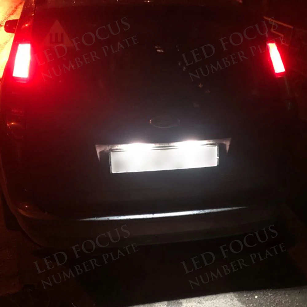 Yankok LED License Plate Lights  Ford Focus C-Max MK1 and Focus MK2