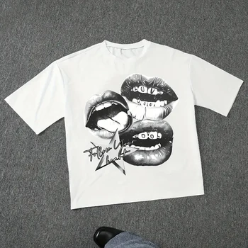 Harajuku Letter Graphic T Shirts Y2k Tops Men Women High Street Oversized T Shirt Pro Choice Streetwear Vintage Tee Clothing 1