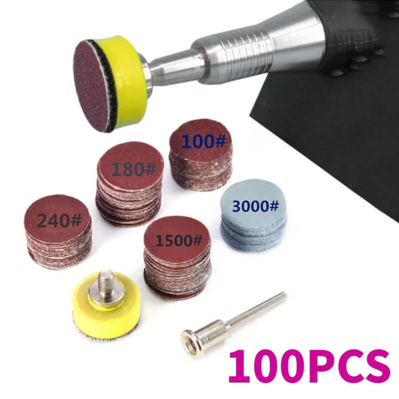 

25mm 1-Inch Sanding Disc Sanding Disc-Abrasive Paper 1-Inch Abrasive Polishing Pad for Dremel Tools