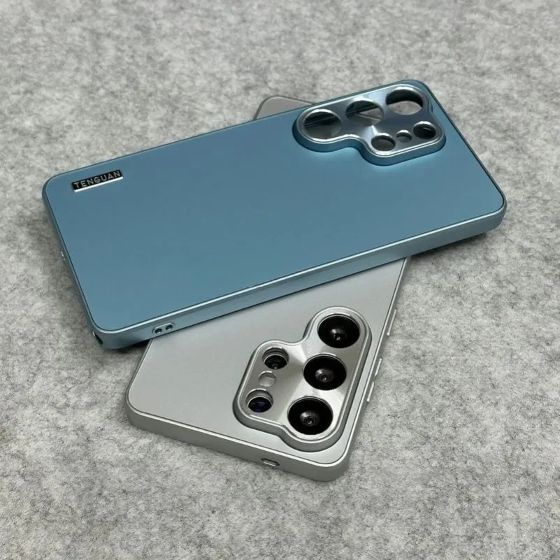 All-Aluminum Matte Alloy Case with Metal Plating and Hard Armor Cover