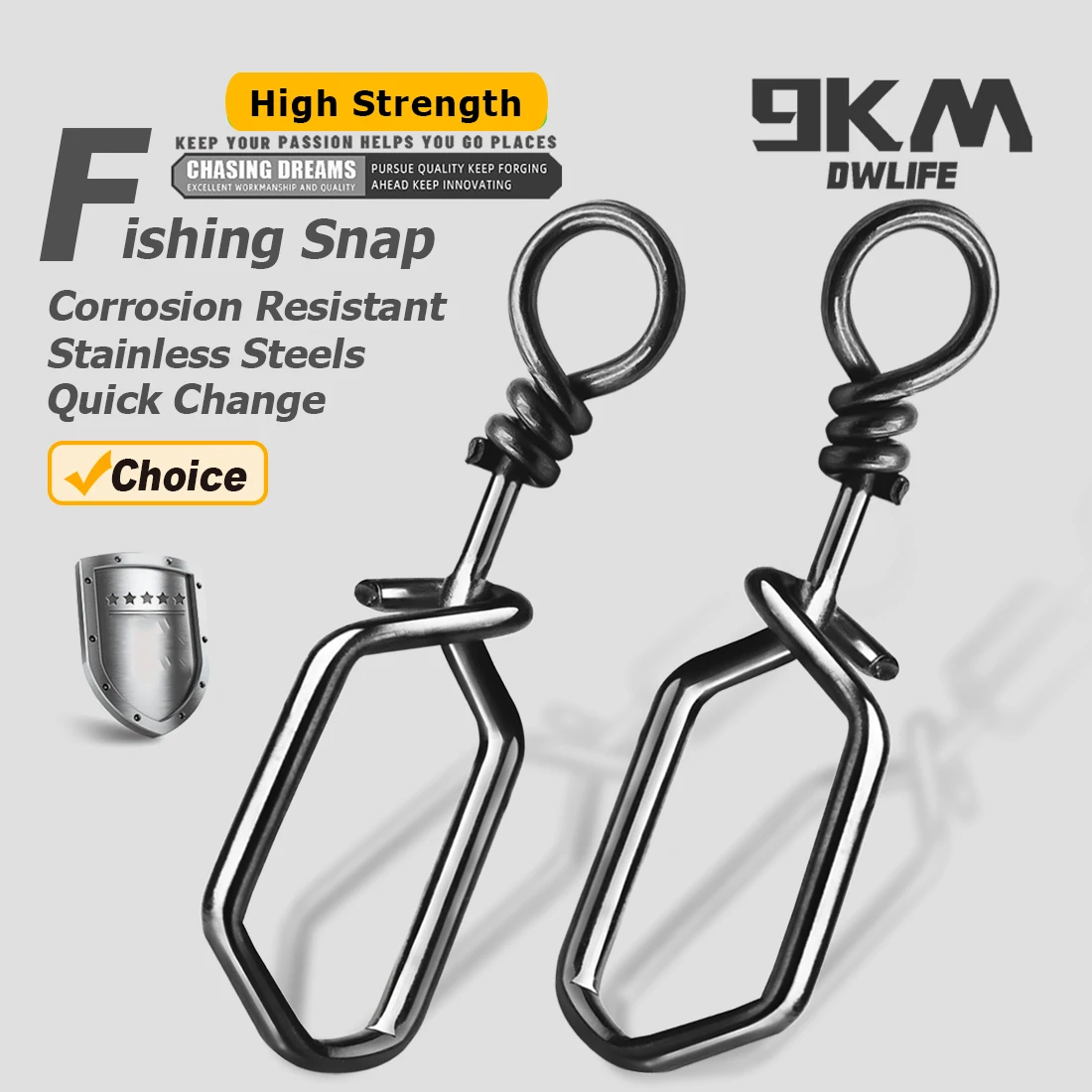 Fishing Snap 50~200Pcs Stainless Steel Coast Lock Snap Fishing