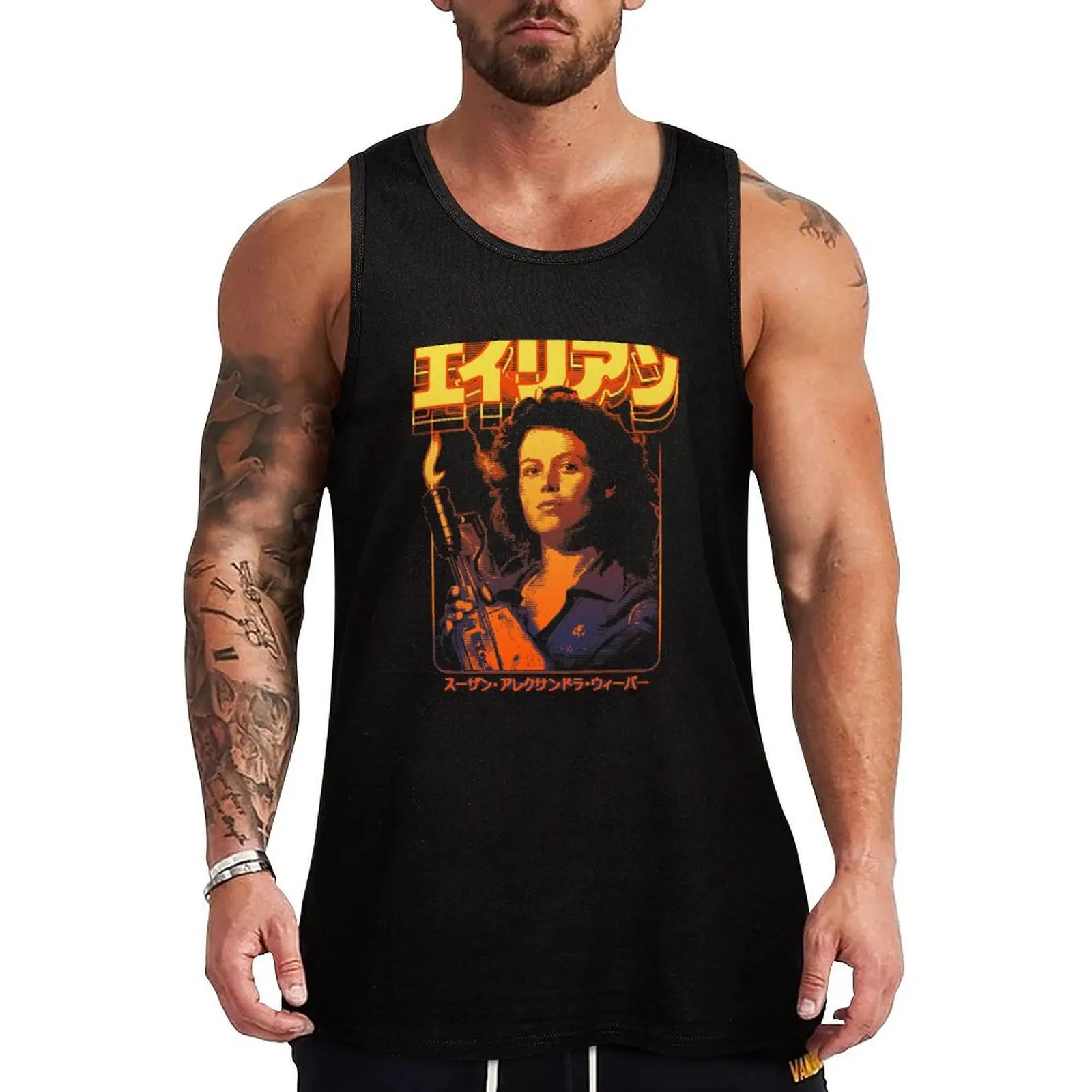 

Alien: Ellen Ripley Tank Top muscular man Top summer