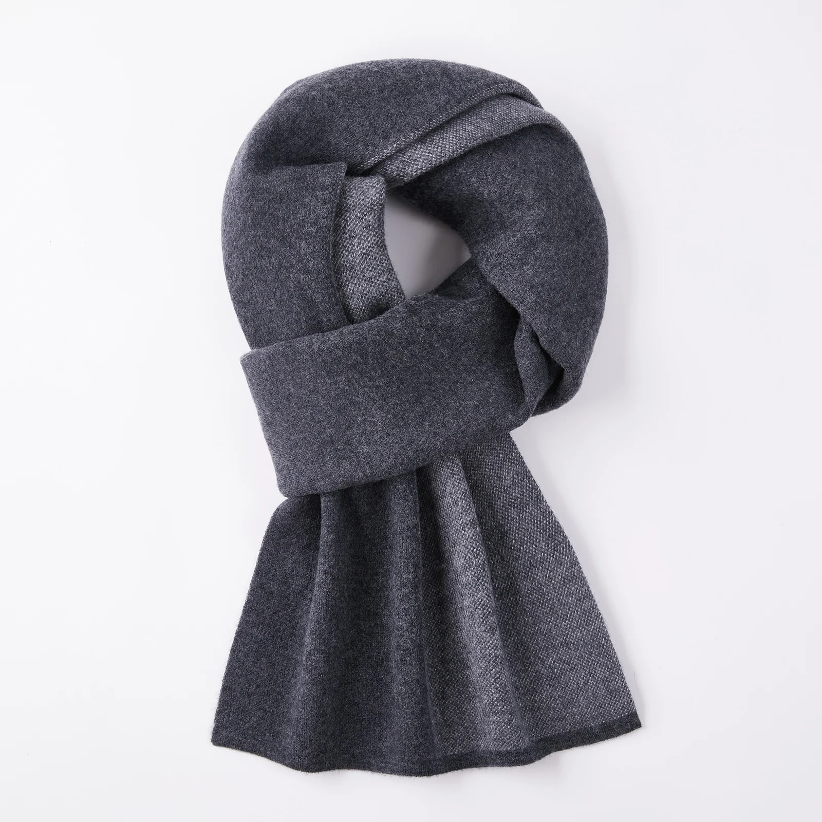 

2022 New Solid Knitted Men Scarf Winter Warm Wool Long Bufanda Foulard Luxury Shawl Wrap Hijab Stoles Neck Boys Echarpe