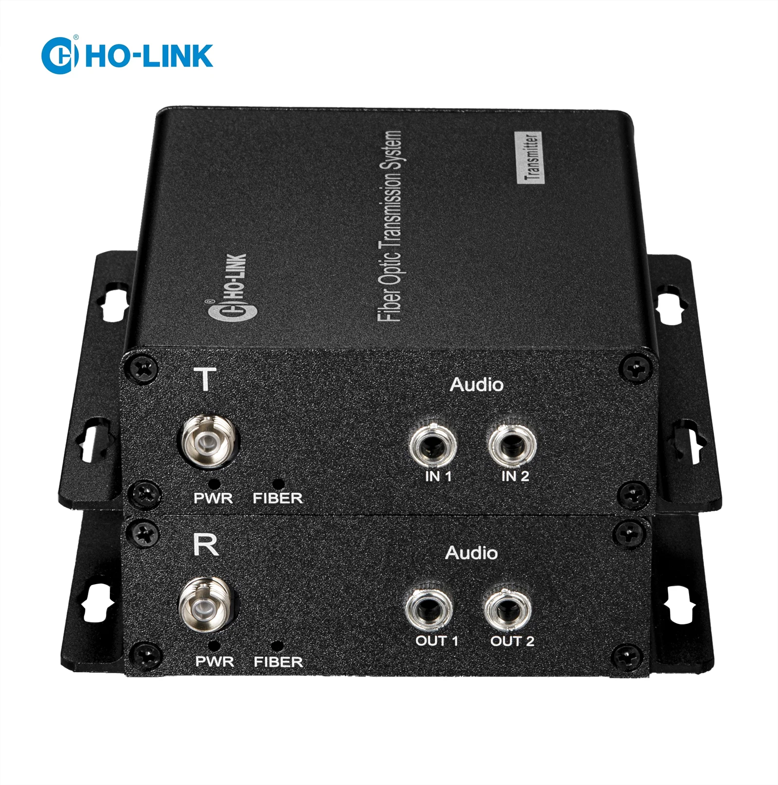 2 channel forward 3.5mm stereo audio,single fiber single mode 3.5mm Audio Fiber Optic Converter