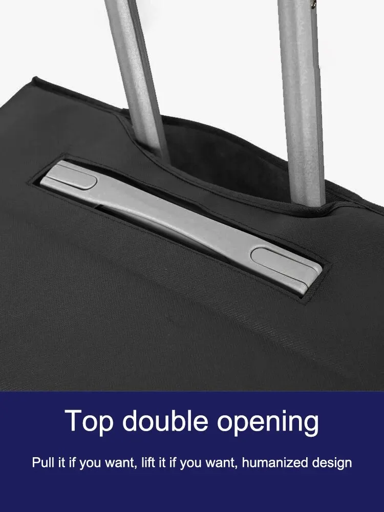 Sf740e07086e94b418b90f8a10c01a837S Luggage Compartment Protective Cover Wear Resistant Non Woven Fabric Thickened Dust Cover Durable Travel Case Cover Black Travel Mallzona