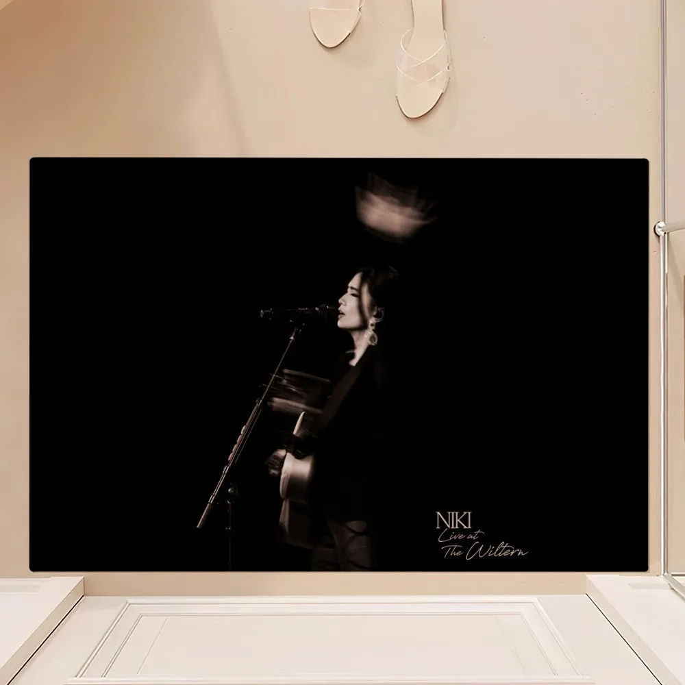 Singer Nicole Zefanya Live at The Wiltern Floor Mat Bedroom Kitchen Door Bath House Super Absorbent Foot Non-slip 4