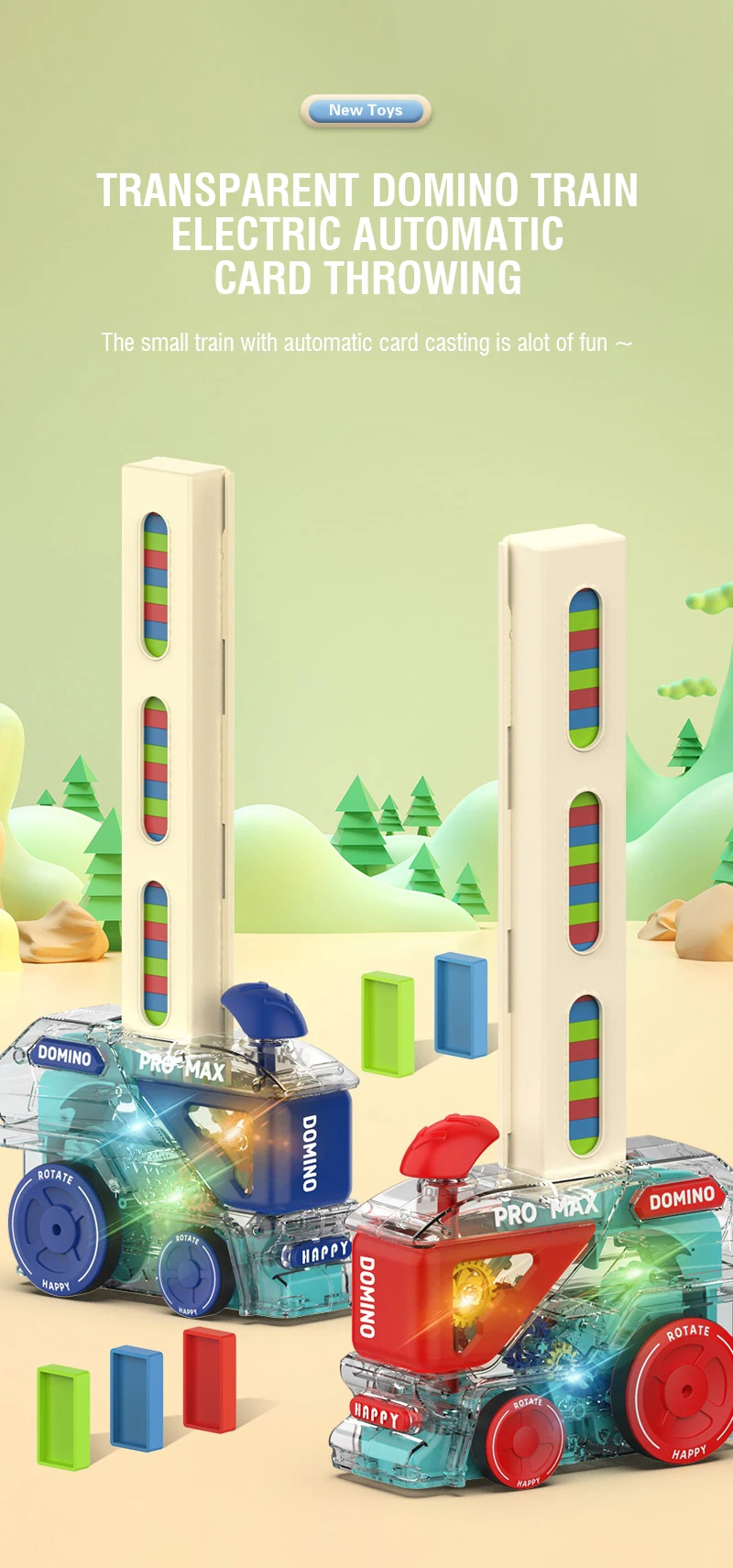 Automatic Domino Train Set