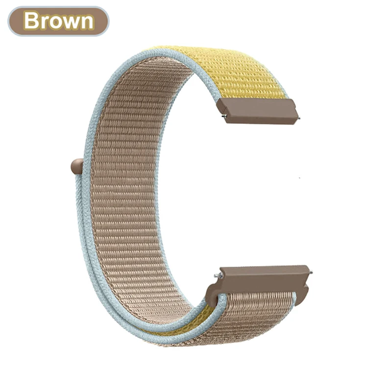 thumbnail image 1 of Correa de nailon de 20 mm, 22 mm y 18 mm para reloj Garmin Vivoactive 3, 4, 4S, Venu 2, 2s, 3s SQ, Forerunner 645, 245, pulsera de nailon, 1 of 5