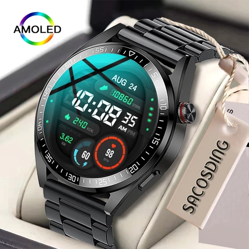 Tanio 2022 nowy zegarek połączenia Bluetooth 454*454 AMOLED