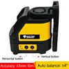Electric Goddess DW088 2-Line Laser Level  Self Levelling Cross Line Green Beam Laser Horizontal Vertical Body Only With Battery 6