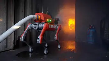 Cane robot Unitree B2 di livello industriale utilizzato nella protezione antincendio e nella ricerca scientifica Cane robot quadrupede