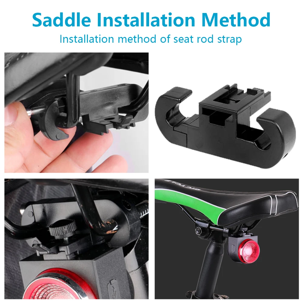 Auto Brake Cycling Taillight Bike Anti-theft Alarm Remote Control Waterproof Bicycle Rear Light Wireless Bell