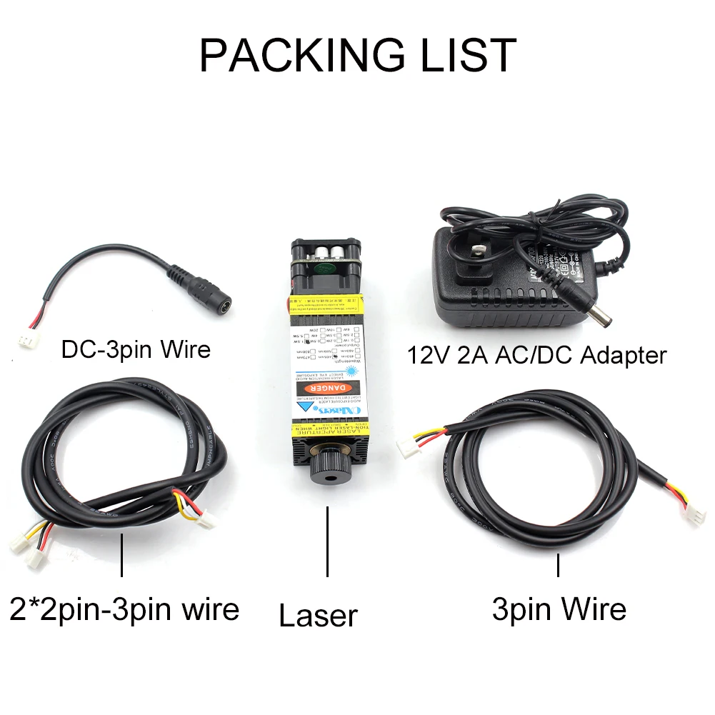 Oxlasers NEW Focusable 12V 488nm 100mW SKY BLUE Laser Module