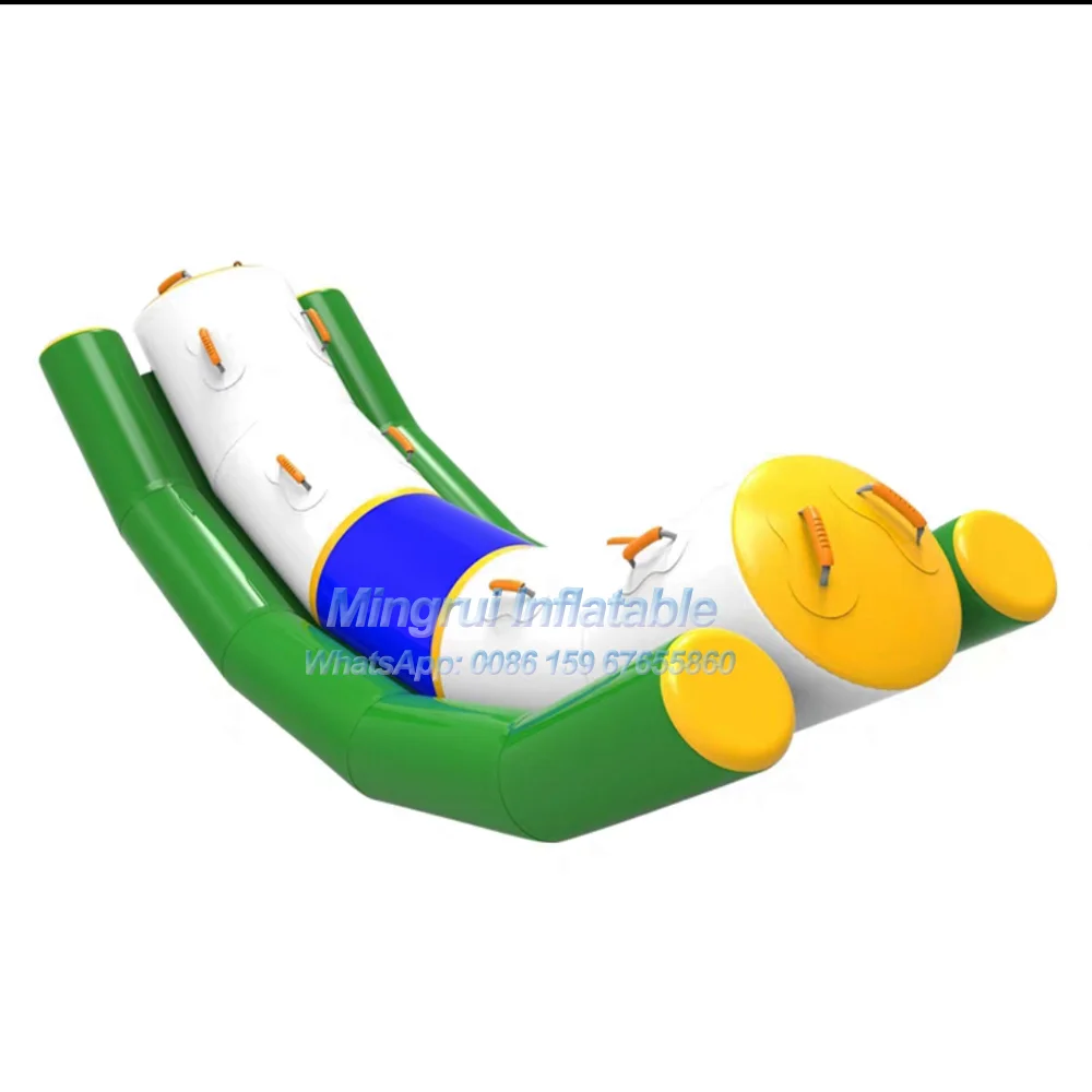 Altalena Galleggiante Gonfiabile Trainabile 1.2M X 3.4M Water Toy Water Totter Per Giochi A Bilanciere