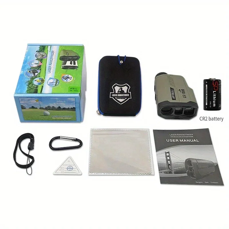 Golf Laser Rangefinder Telescope 1000m Slope Adjusted