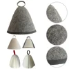 Pure Wool Felt Sauna Hat Russian Banya Cap For Saunahut Bath Shower House Head Protection Sauna Vaporarium Accessories 4