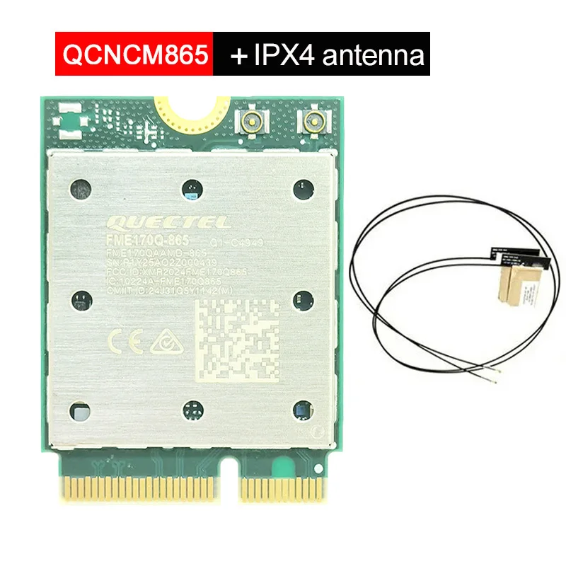 QCNCM865 트라이 밴드 블루투스 5.3, 와이파이 7 네트워크 카드, 802.11AX AC, 윈도우 11 용, 최대 5.8 Gbps, 4K QAM