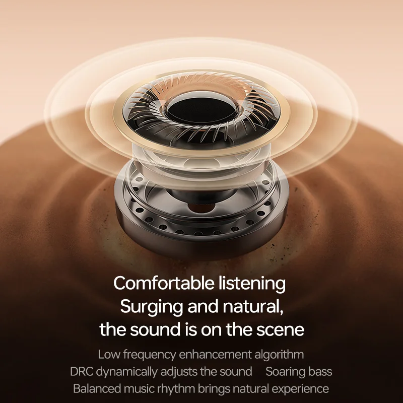 Enhanced Bluetooth Ear Hook Earbuds - HiFi Stereo Wireless Headphones with LED Display and Long Battery Life