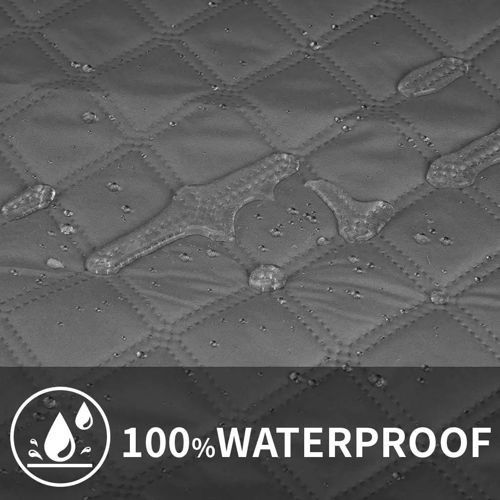 Waterproof Reversible Quilted Sofa Covers For 1/2/3/4 Seater Sofa