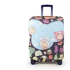 Cute Bear Luggage Cover Travel Suitcase Protector Suit For 18-32 Size Trolley Case Dust Travel Accessories Elasticity Box Sets 3
