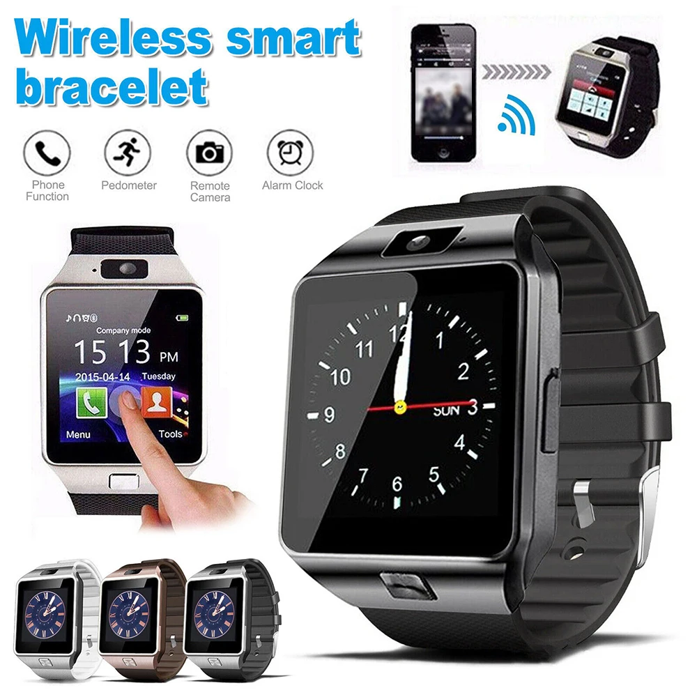 

DZ09 Smart Watch Camera Support 2G SIM Card Bluetooth Sports Call Reminder Phone Watch Camcorder Intelligent Fitness Bracelet