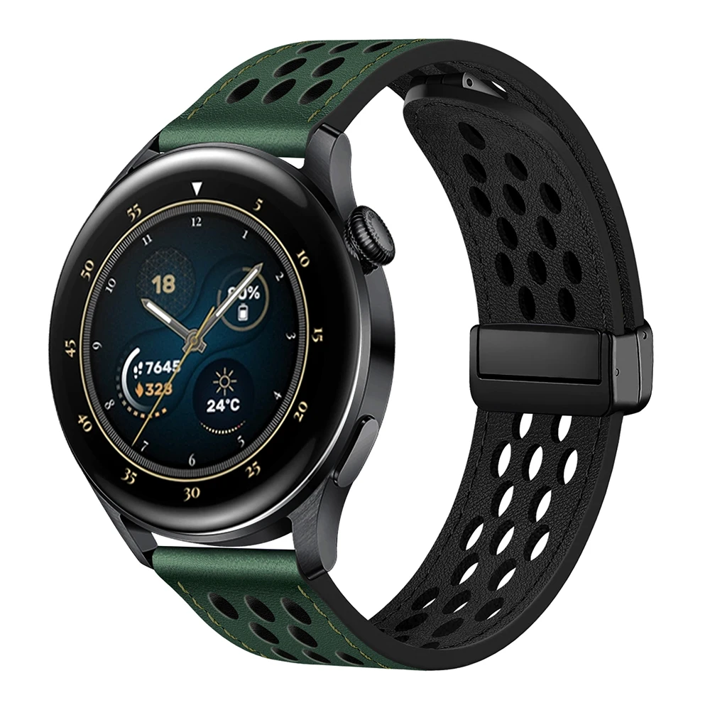 Premium Leather Magnetic Strap - 20mm/22mm Breathe Bracelet