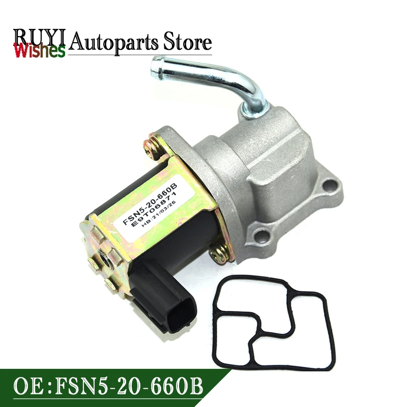 Pneumatic Air Valve FSN5-20-660B FSN520660B New Idle Air Control Valve E9T06871 For Mazda 626 Protege ES DX LX 5 1999-2003