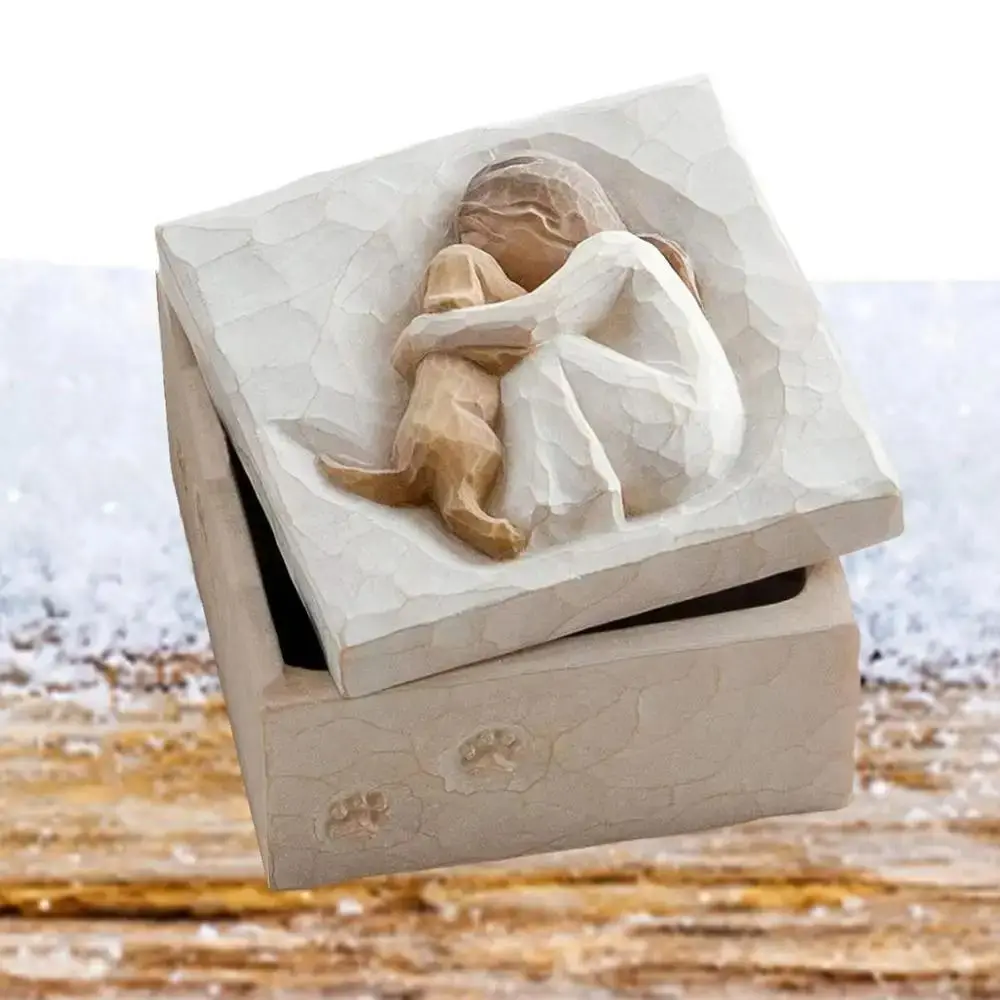 

Любовь, дружба, объятия дерева, коробки, искусственная смола, ремесла, коробка для хранения дружбы, коробка для хранения