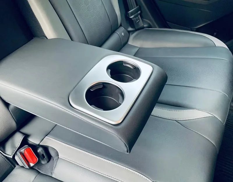 For Subaru Crosstrek Impreza 2023 2024 Car Accessories Rear Seat Drink Cup Holder Chrome Trim Cover Bezel Surround Frame Styling 2 For Subaru Crosstrek Impreza 2023 2024 Car Accessories Rear Seat Drink Cup Holder Chrome Trim Cover Bezel Surround Frame Styling 2