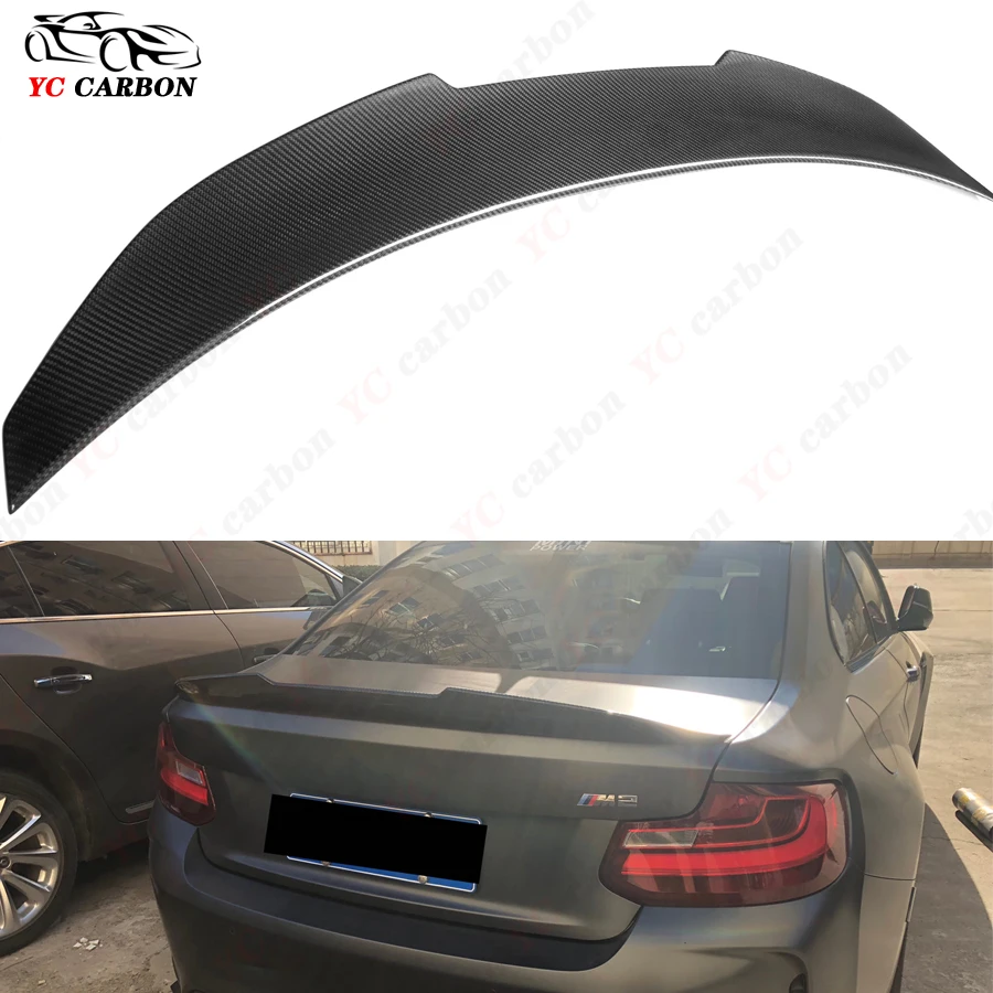 

For BMW 4 Series F32 F33 F36 420i 430i Carbon Fiber Tail fins Rear Deck Spoiler Duckbill Car Wing Retrofit the rear wing