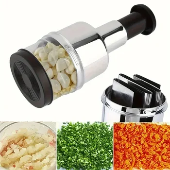 Stainless Steel Garlic Press 1