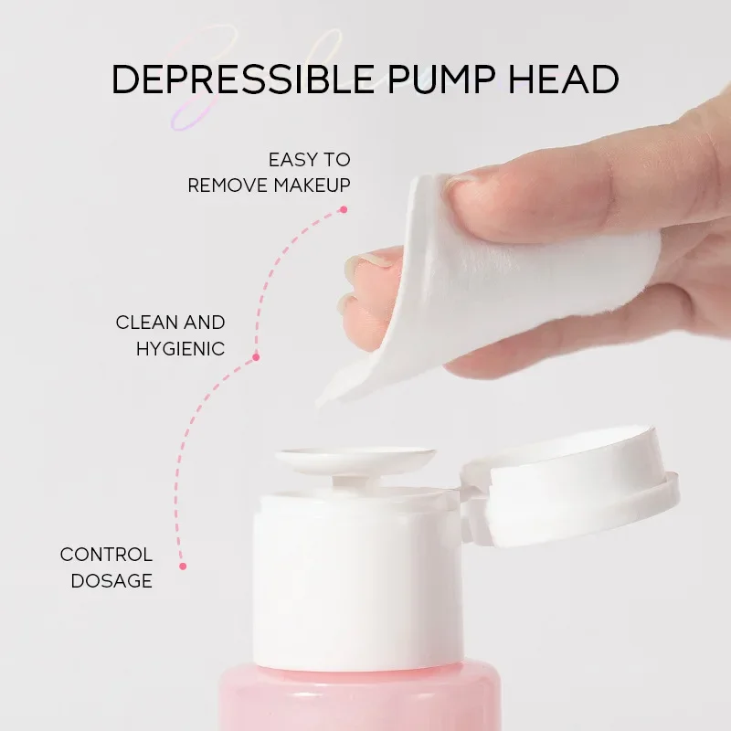 LAIKOU Portable Makeup Remover lashes Cleansing Liquid Water Lip Eye Gentle Care Make-Up Travel Skin Remover Face Skincare 100ml 2
