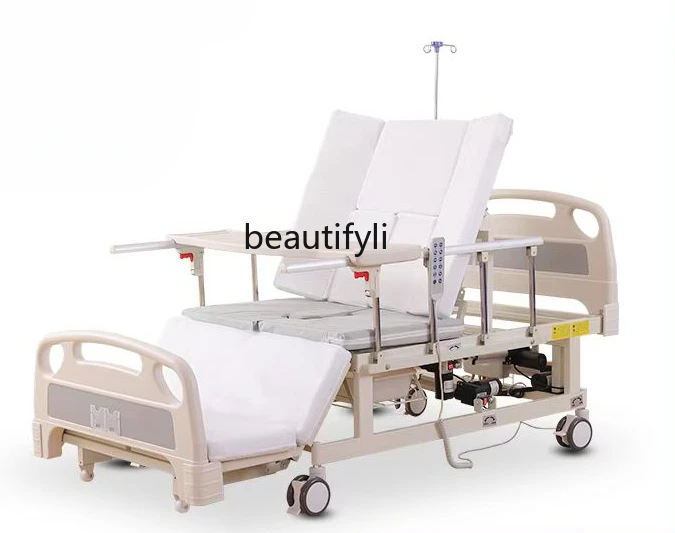 Electric Nursing Bed Household Multi-Functional Medical Accompanying Bed Lying Elderly Paralysis Automatic Turn-over Lifting Bed oxygen concentrator household oxygen concentrator elderly 5 liter medical molecular sieve