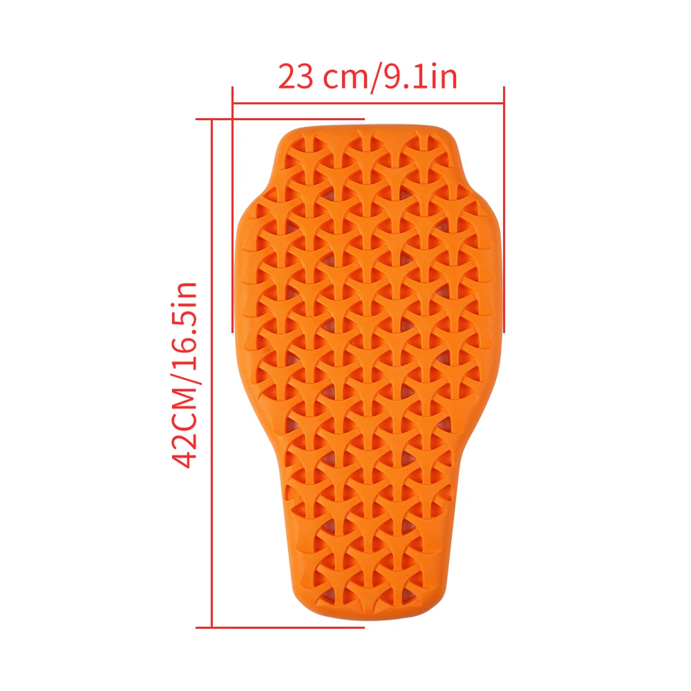WOSAWE CE motorcycle back protector jackets insert back protector armor motorbike bike riding protection pads spine anti-fall