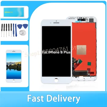 Screen For iPhone 8 Plus White LCD Display Touch Screen Digitizer For iPhone 8 Plus Mobile Phone Repair Replacement Part