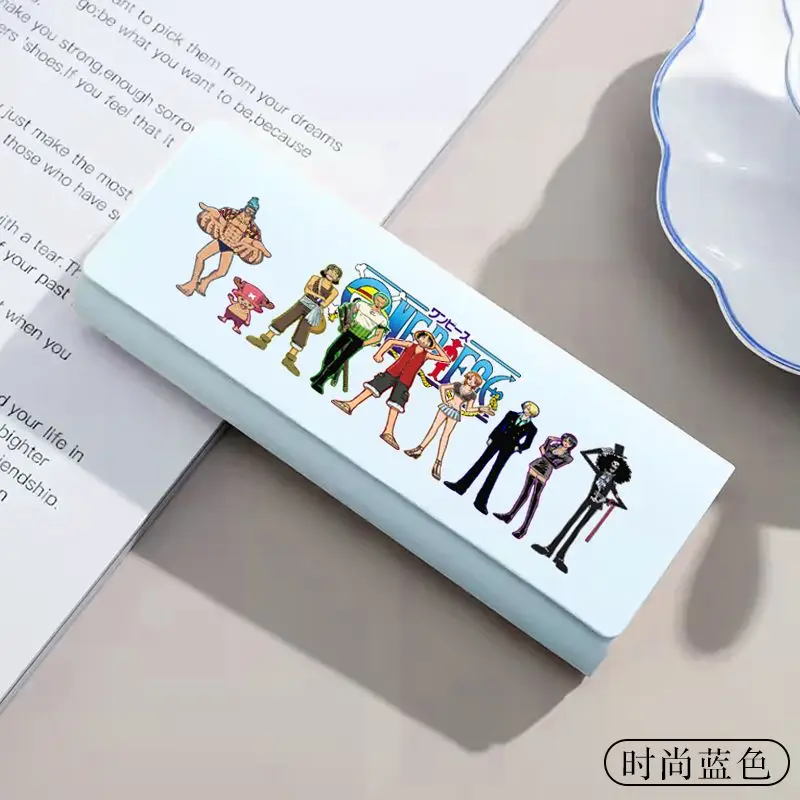 One Piece Roronoa Zoro Portgas D. Ace Anime Zweidimensionales Brillenetui für Studenten, tragbare, stoßfeste Aufbewahrungsbox für Brillen – Detail 8
