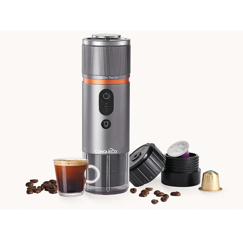 

High Quality Portable Usb Espresso Machines With Heating Water Function, Stainless Material