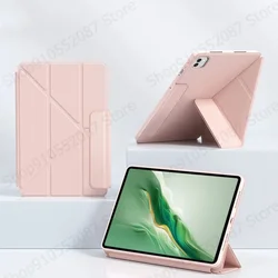 Premium Leather Stand Magnetic Cover for MagicPad 2 12.3 inch (Pink)