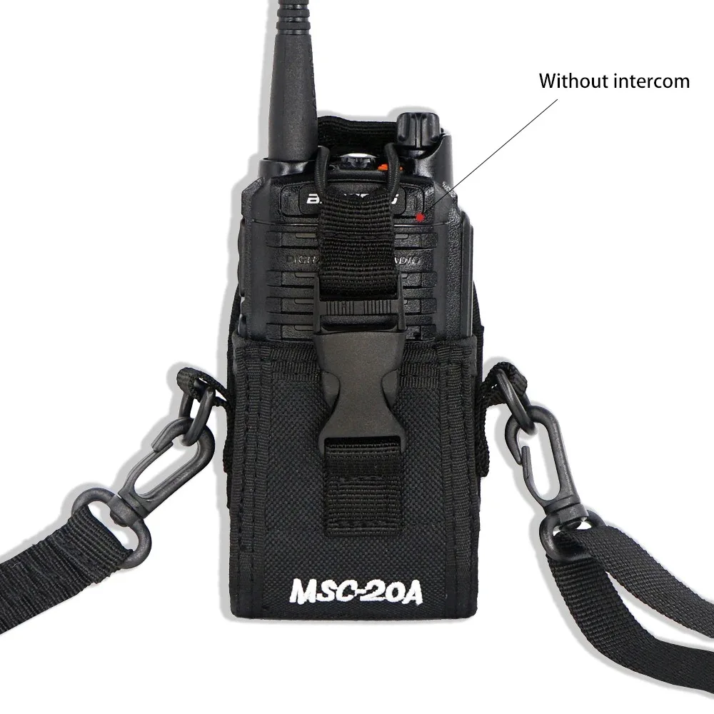 Neue MSC-20A nylon walkie talkie tasche für kenwood baofeng UV-5R BF-888S UV-82 radio taschen halter tasche paket beutel fall