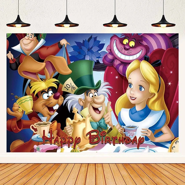 Alice Wonderland Theme Girl Birthday Party  Alice Wonderland Birthday  Decoration - Disposable Party Tableware - Aliexpress