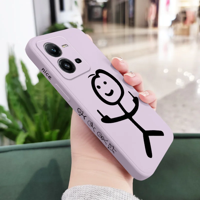 Line Cute Man Design Phone Case – Stylish and Versatile Protection