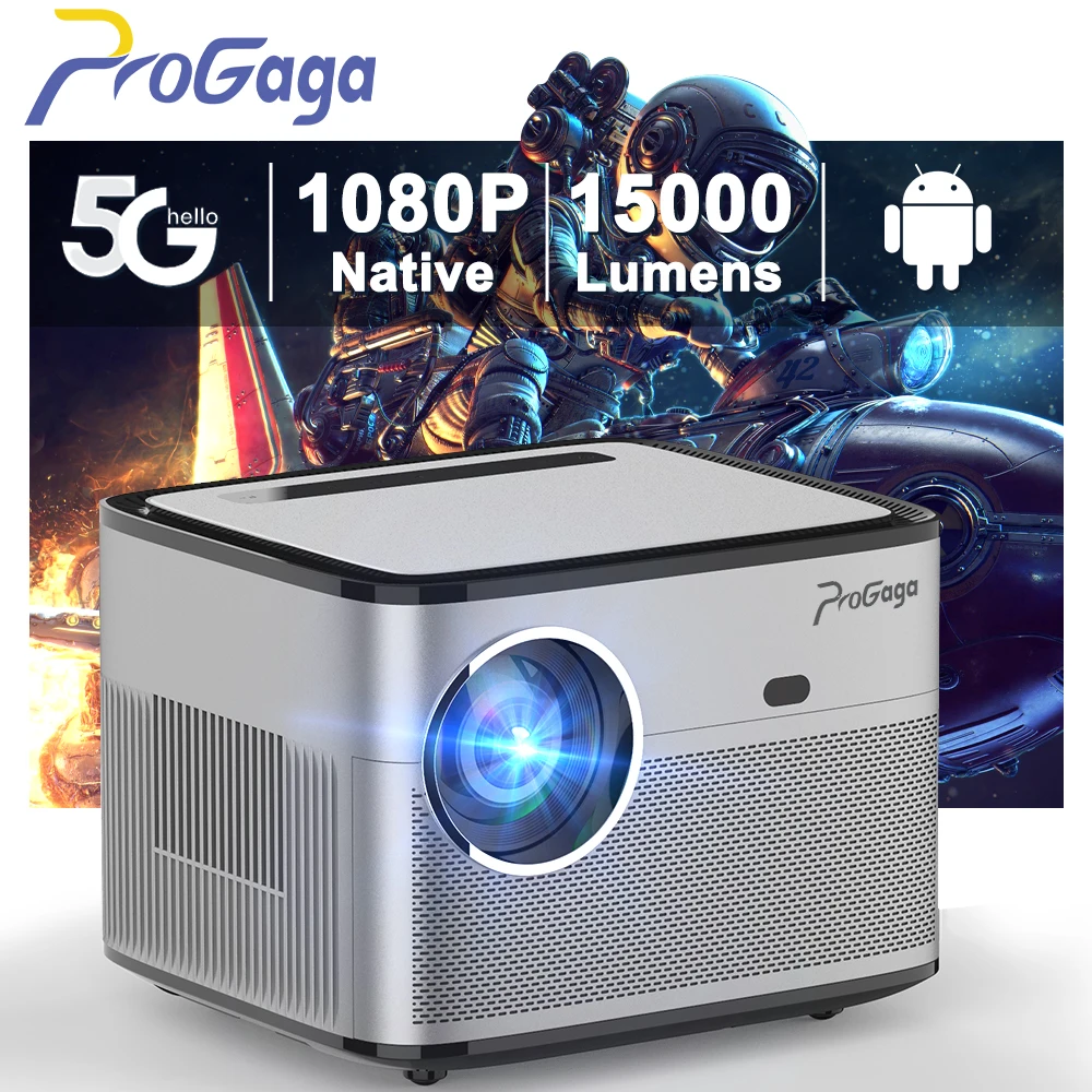 PROGAGA-PG550W-FHD1080P-Android-WiFi-Projetor-4k-Portable-Projector ...