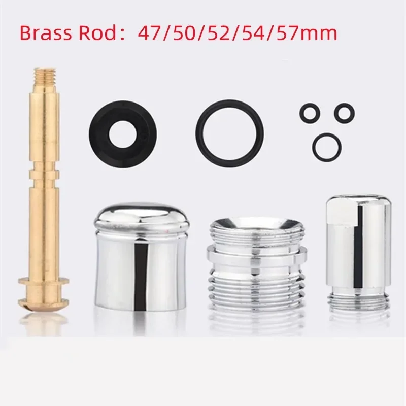 Faucet Separator Throttle Diverter 3 Way Mixing Valve Shower Tap Switch Diverter Brass Tap Pull Rod Cap 1Sets Bath Replacement
