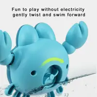 Baby Bath Toys Bathing Cute Swimming Duck Whale Pool Beach Classic Chain Clockwork Water Toy For Kids Water Playing Toys 1
