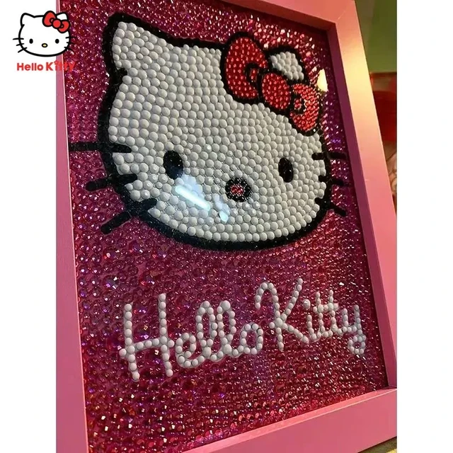 AB Diamond Painting - Full Round - Hello Kitty(45*55cm)-1110695.01