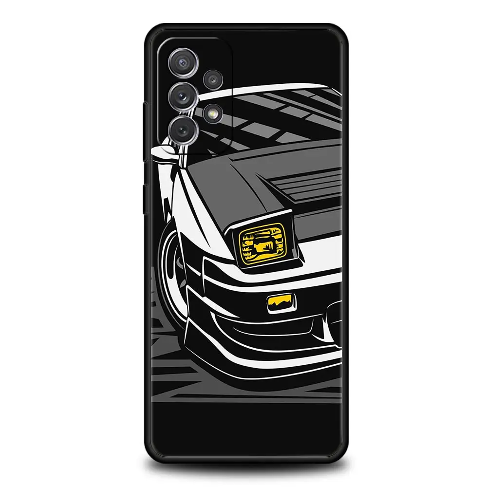 Japanese JDM Sports Car Soft Phone Case - Stylish Protective Cover