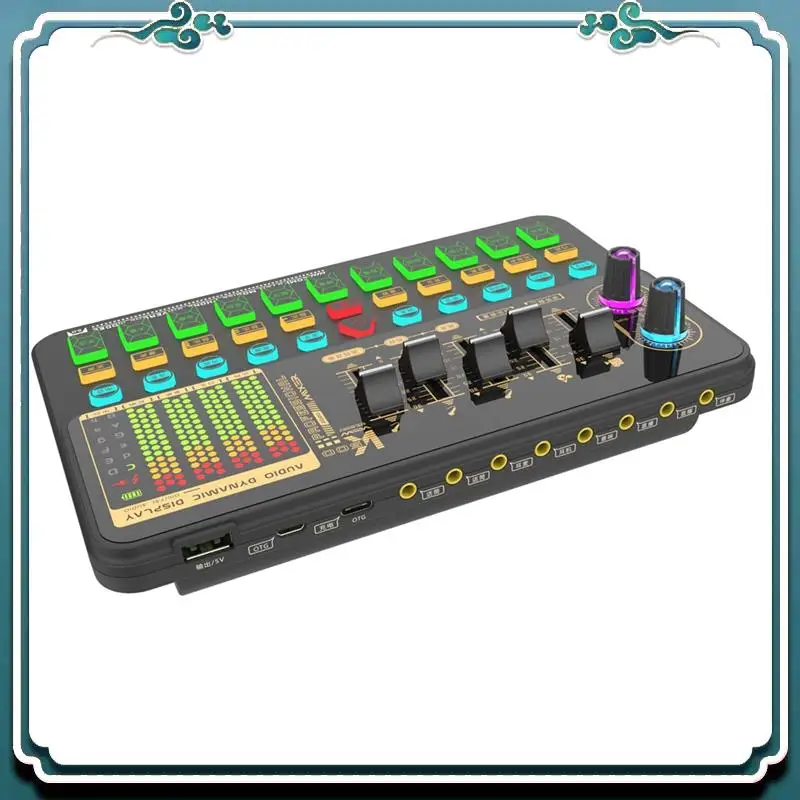 1 PCS K500 Sound Effects Board ABS Mobile Phone Computer Live Sound Card For Phone/Computer