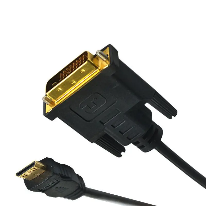 HDMI to DVI Converter HDMI Compatible Converter HDMI to DVI Cable Mini HDMI Compatible To DVI 24+1 Public Connection Mini HDMI Compatible To DVI High-Definition Connection Cable 0.3 Meters