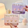 Makeup Lipstick Stand Case Desktop Cosmetic Organizer Storage Box Lipstick Dust-proof Display Stand Holder Cute Dressing Table 5