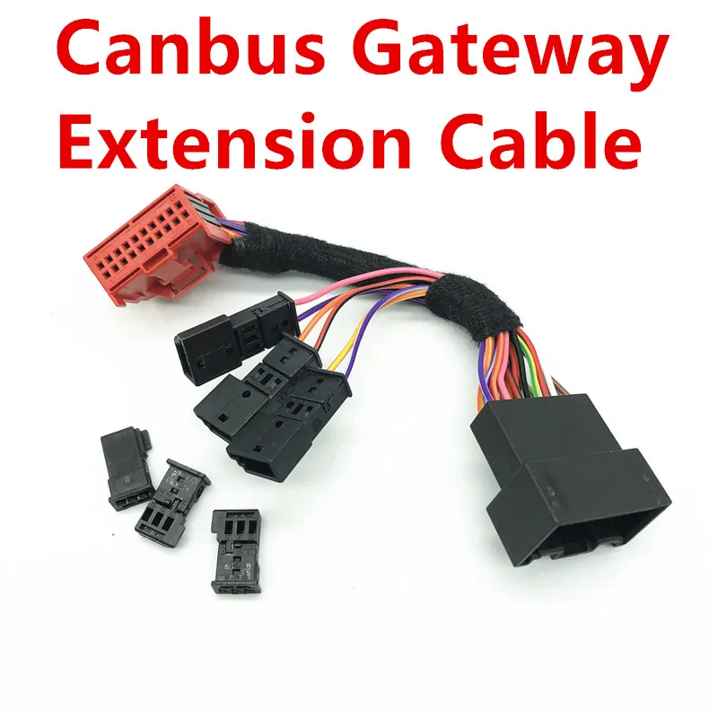 Car Interior Plug & Play Canbus Gateway Extension Adapter Cablaggio Per Vw Mqb Platform Golf 7 Mk7 Tiguan 2 Mk2 Touran